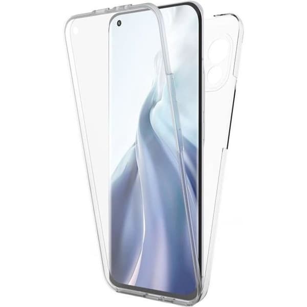 Coque för Xiaomi MI 11 5G - Hymy Etui Silikon Hel Transparent 2 Delar Fram Bak Sammanfogat Phonillico®