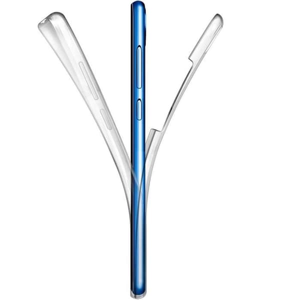 Skal till Samsung Galaxy A41 - Heltransparent silikon TPU gelskydd 2 delar framsida baksida sammankopplande Phonillico®