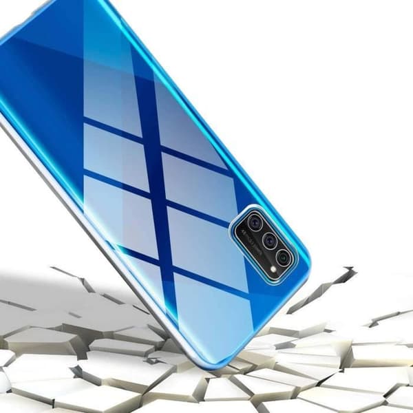 Skal till Samsung Galaxy A41 - Heltransparent silikon TPU gelskydd 2 delar framsida baksida sammankopplande Phonillico®