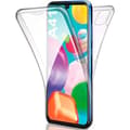 Miniatyrbild 1 av 4: Skal till Samsung Galaxy A41 - Heltransparent silikon TPU gelskydd 2 delar framsida baksida sammankopplande Phonillico®