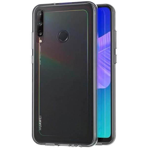Skyddsfodral för Huawei P40 LITE E - Transparent Helgjutet TPU Silikon Skyddsfodral i Två Delar Fram Bak Phonillico®