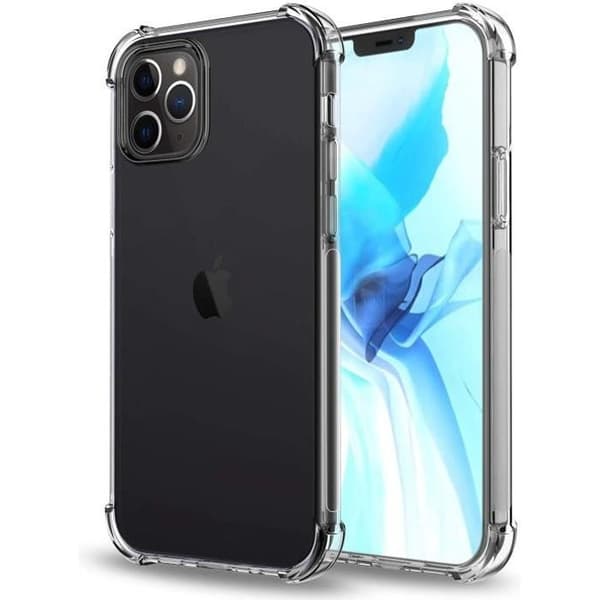 Stöttålig Transparent Silikon Case för iPhone 12 / iPhone 12 PRO (6,1") Phonillico®