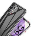 Miniatyrbild 4 av 4: Skal till Samsung A32 5G - Transparent silikonskal i hela kroppen, 2 fram- och bakdelar, sammankopplade Phonillico®