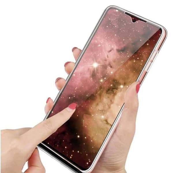 Coque för Samsung S21 - Heltäckande Transparent Silikon 2 Delar Fram Bak Passande Phonillico®
