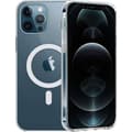 Miniatyrbild 1 av 4: Fodral för iPhone 12 PRO (6,1 tum) - Transparent silikon med integrerad magnetisk cirkel Phonillico®