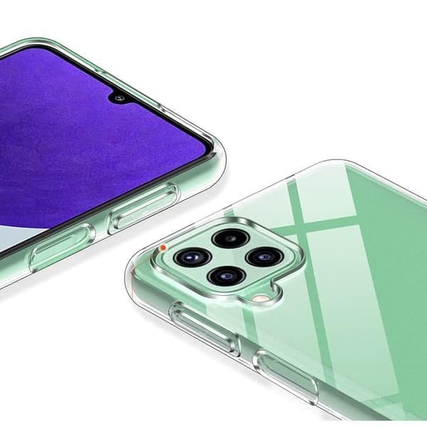 Coque för Samsung A22 4G - Silikongel TPU Transparent Mjuk Ultra Tunn Phonillico®