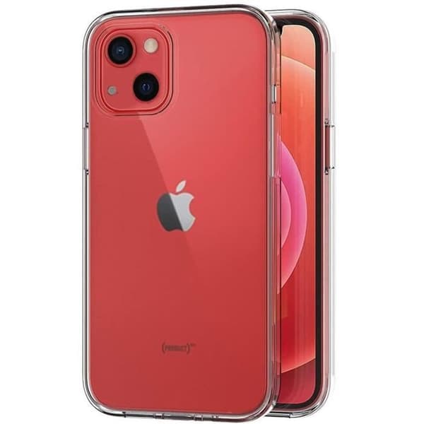 Fodral för iPhone 13 (6,1 tum) - 360 graders genomskinligt skal med 2 fram- och bakdelar, sammankopplade Phonillico®
