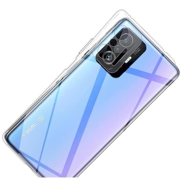 Fodral för Xiaomi 11T - 11T PRO - Silikongel TPU Transparent Skydd Mjukt Ultratunt Phonillico®