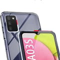 Miniatyrbild 4 av 4: Skal till Samsung A03S - Silikongel TPU Transparent Skydd Mjukt Ultratunt Phonillico®