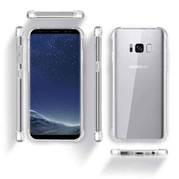 Skal till Samsung Galaxy S8 - Transparent TPU Gel Mjuk Silikon Stötsäker [Phonillico®]