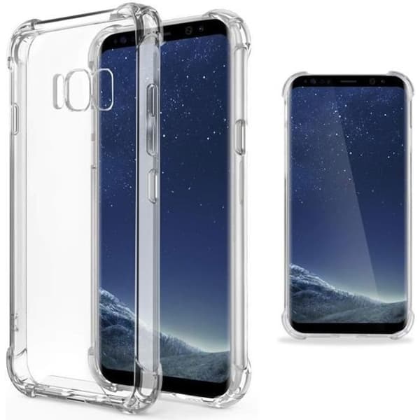 Skal till Samsung Galaxy S8 - Transparent TPU Gel Mjuk Silikon Stötsäker [Phonillico®]