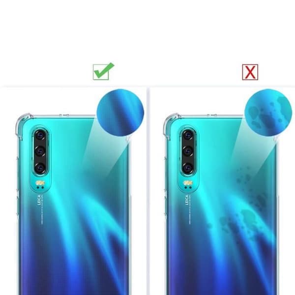 Huawei P30-skal - Gel TPU Transparent Mjuk Silikon Stötdämpande [Phonillico®]