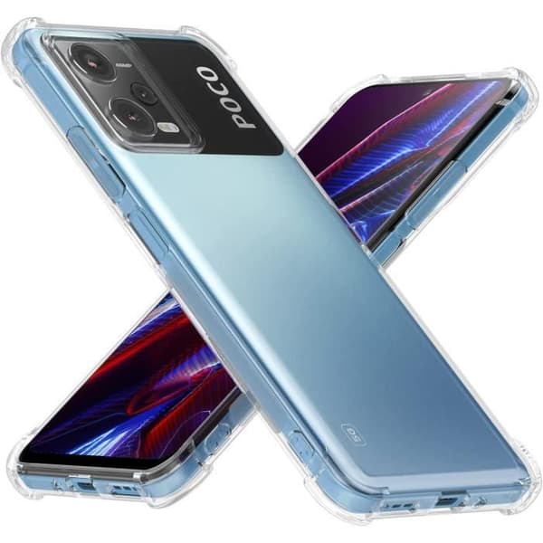 Coque för Xiaomi Poco X5 5G - Stöttålig TPU-skydd i transparent Phonillico®