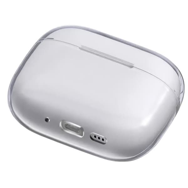 Transparent Silikonfodral - Phonillico® - Airpods 4 - Repellentskydd - Mjukt - Slätt