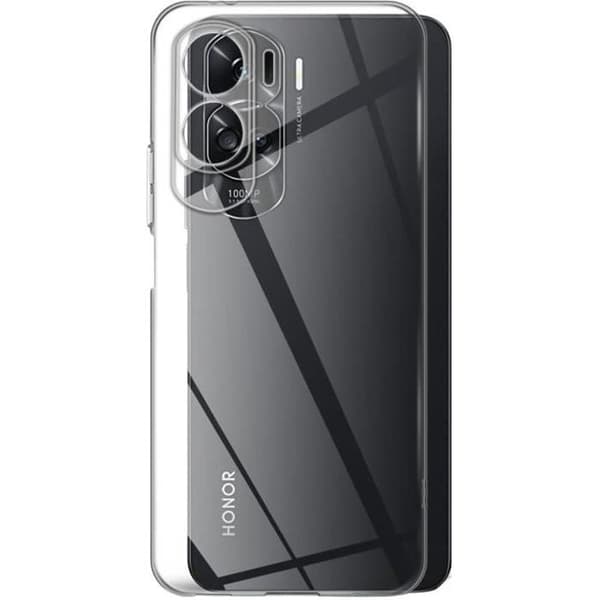 Skal till Honor 90 LITE - Silikongel TPU Transparent Skydd Mjukt Ultratunt Phonillico®