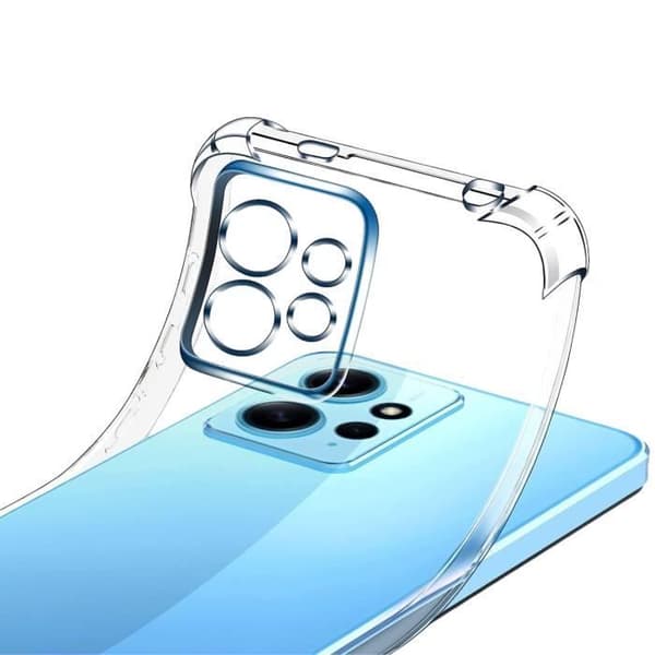 Coque för Xiaomi Redmi Note 12 4G - Stöttålig Transparent TPU Skydd Phonillico®
