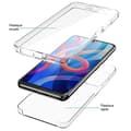 Miniatyrbild 3 av 4: Fodral för Xiaomi Redmi Note 12 PRO PLUS 5G - Redmi Note 12 PRO+ 5G - 360 graders transparent fodral med 2 fram- och bakdelar Phonillico®