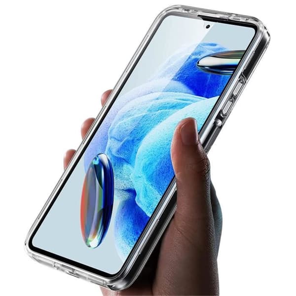 Fodral för Xiaomi Redmi Note 12 PRO PLUS 5G - Redmi Note 12 PRO+ 5G - 360 graders transparent fodral med 2 fram- och bakdelar Phonillico®