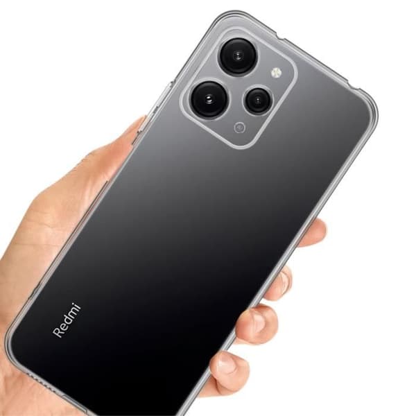 Coque för Xiaomi Redmi 12 4G - Silikon Gel TPU Transparent Skydd Mjuk Ultra Tunn Phonillico®