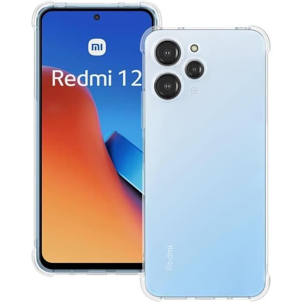 Coque för Xiaomi Redmi 12 4G - Antichock Skydd TPU Mjuk Transparent Phonillico®