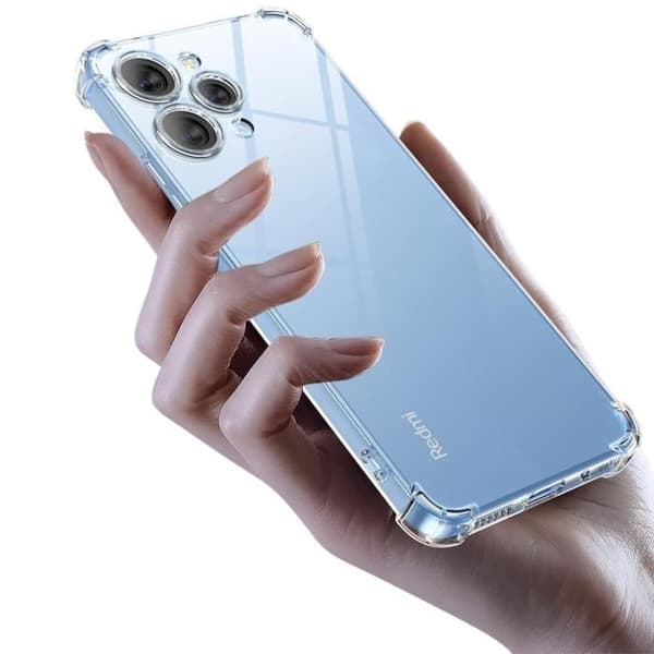 Coque för Xiaomi Redmi 12 4G - Antichock Skydd TPU Mjuk Transparent Phonillico®