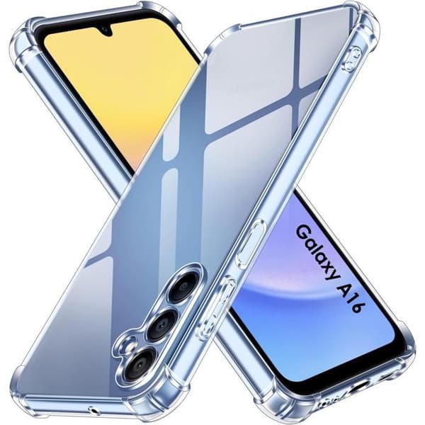 Coque - Phonillico® - Samsung Galaxy A16 4G / 5G - Stötbeständig - Mjuk - Transparent