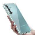Miniatyrbild 6 av 6: Stötsäker skal - Phonillico® - Samsung Galaxy A16 4G/5G - Flexibel - Transparent - 2 Härdat glas