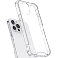 Miniatyrbild 3 av 4: Stötsäkert fodral till iPhone 15 PRO - Transparent mjukt silikonskydd Phonillico®