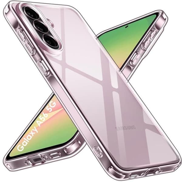 Skal - Phonillico® - Samsung Galaxy A56 5G - Silikongel TPU - Transparent - Ultratunt