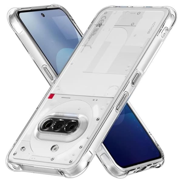 Skydd för Nothing Phone 3a - Phonillico® - Stötbeständig - Mjuk - Transparent - Slät