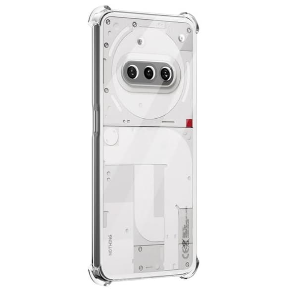 Skydd för Nothing Phone 3a - Phonillico® - Stötbeständig - Mjuk - Transparent - Slät
