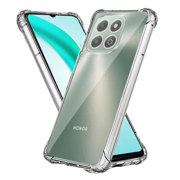 Coque för Honor X6b - Phonillico® - Stötsäker - Mjuk Silikon - Transparent - Unisex