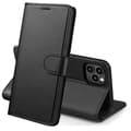 Miniatyrbild 1 av 4: Fodral till iPhone 15 PRO MAX - Svart plånboksflik Magnetspänne Kortförvaring Phonillico®