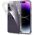 Miniatyrbild 1 av 4: Skal till iPhone 15 PRO - Silikongel TPU Transparent Skydd Mjukt Ultratunt Phonillico®