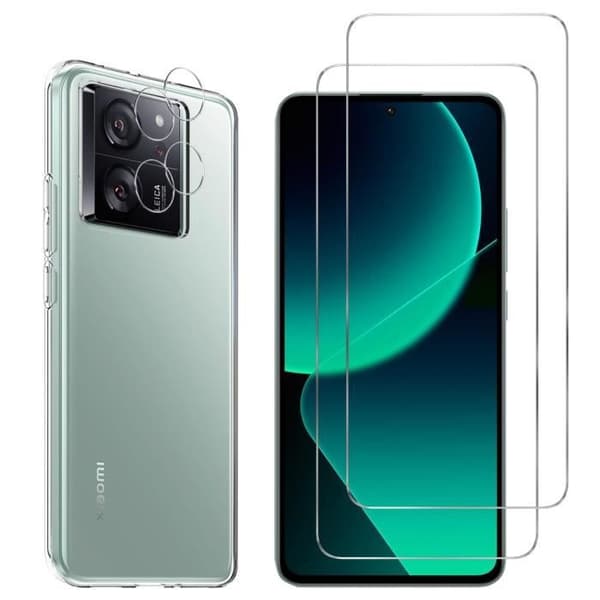 Fodral för Xiaomi 13T - 13T PRO och Härdat glasfilm för skärm och kamera Phonillico®