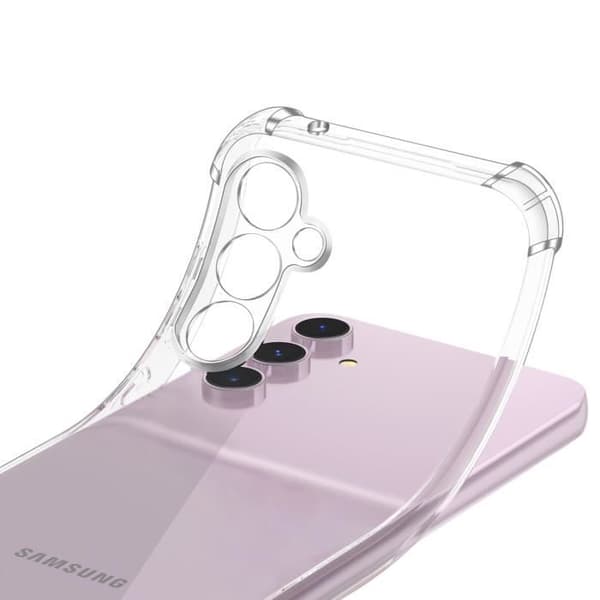 Skal till Samsung Galaxy S23 FE - Stötsäkert och skyddande TPU-fodral Mjukt och transparent Phonillico®