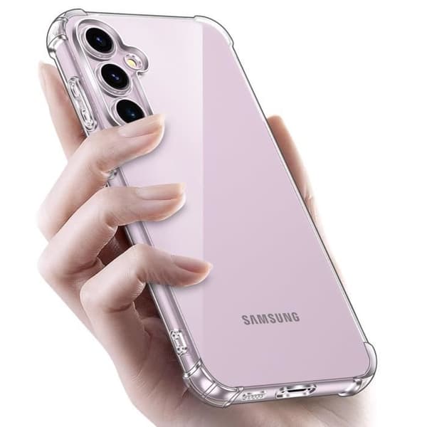 Skal till Samsung Galaxy S23 FE - Stötsäkert och skyddande TPU-fodral Mjukt och transparent Phonillico®