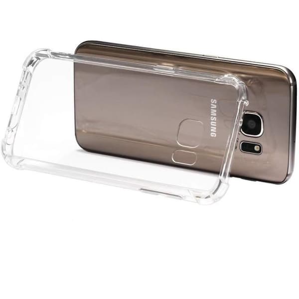 Coque för Samsung Galaxy S7 - Stötsäker Skydd Silikon Mjuk Transparent Phonillico®