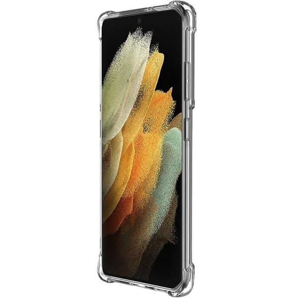 Skal till Samsung Galaxy S21 Ultra - Stötsäkert, skyddande, mjukt silikon, transparent Phonillico®