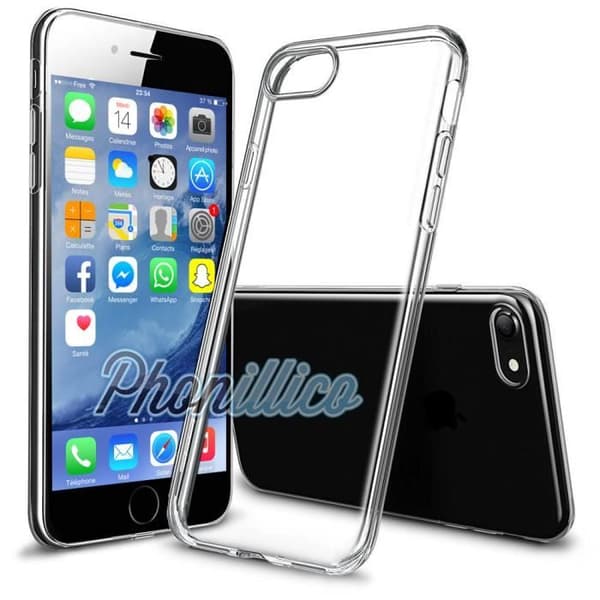 TPU-skal + härdat glas för kompatibel Apple iPhone 8 - Phonillico®