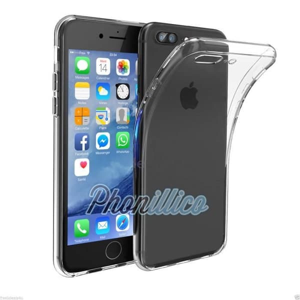 TPU-skal + härdat glas för kompatibel Apple iPhone 8 - Phonillico®