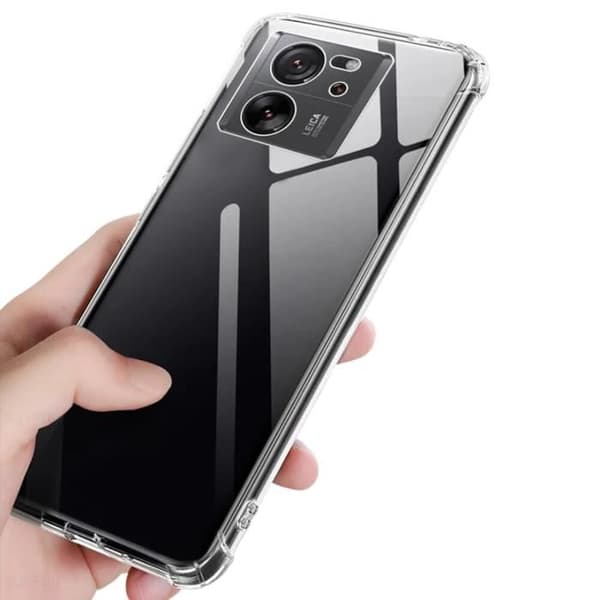 Coque för Xiaomi 13T/13T PRO - Phonillico® - Stöttålig - Mjuk TPU - Transparent - Förstärkt skydd