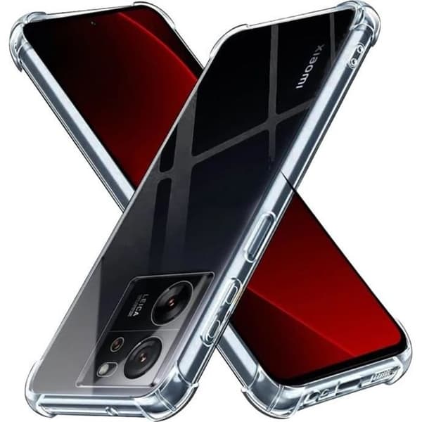 Coque för Xiaomi 13T/13T PRO - Phonillico® - Stöttålig - Mjuk TPU - Transparent - Förstärkt skydd