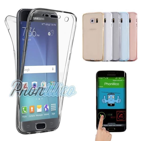 Coque för Samsung Galaxy J5 2016 - Hel TPU Transparent [Phonillico®]