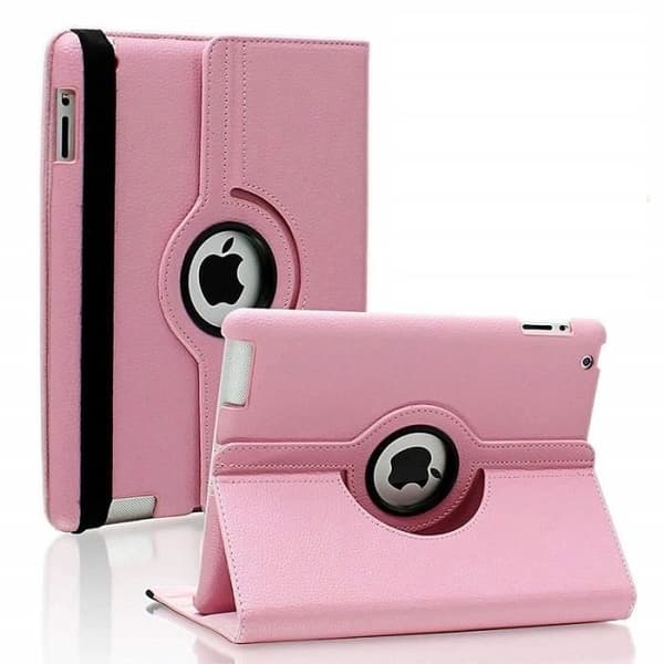 360 roterande fodral rosa kompatibelt med Apple iPad Air 1 Air 2 - Phonillico®