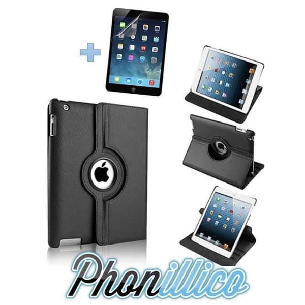 Svart fodral + film kompatibel med Apple iPad 2 3 4
