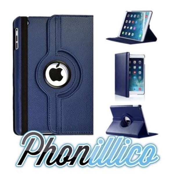 Mörkblått 360 roterande fodral kompatibelt med Apple iPad 4 - Phonillico®