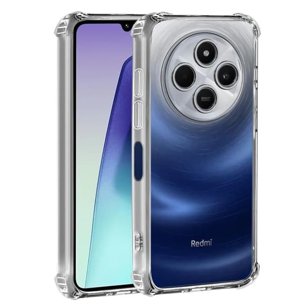 Coque - Phonillico® - Xiaomi Redmi 14C - Stötsäker - Mjukt Silikon - Transparent