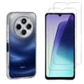 Miniatyrbild 1 av 6: Skydd och Härdat Glas - Phonillico® - Xiaomi Redmi 14C - Mjuk - Transparent - Repfria