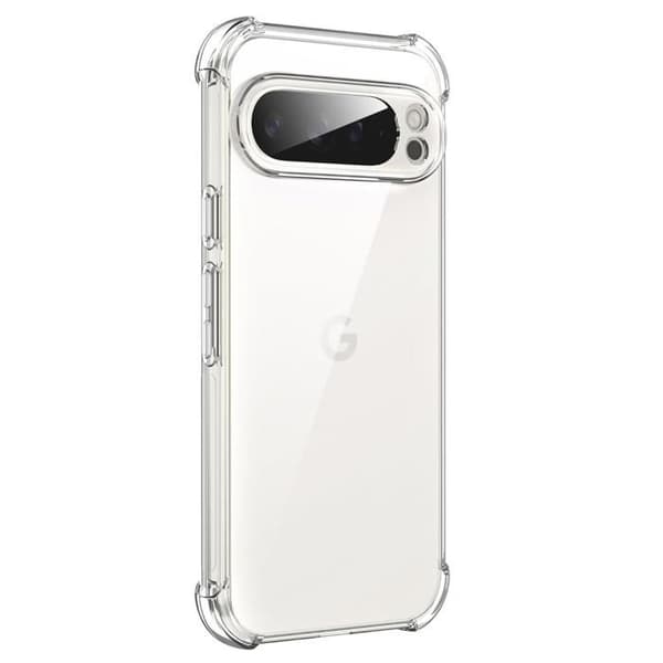 Coque för Google Pixel 9 Pro XL - Stötabsorberande Skydd TPU Mjuk Transparent Phonillico®